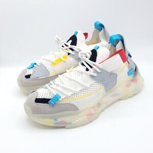 Unisex Lace-Up/Slip-On- Colorful Confetti Design men's size 8 women's 9.5